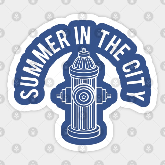 NYC Fire Hydrant Fun Sticker by PopCultureShirts